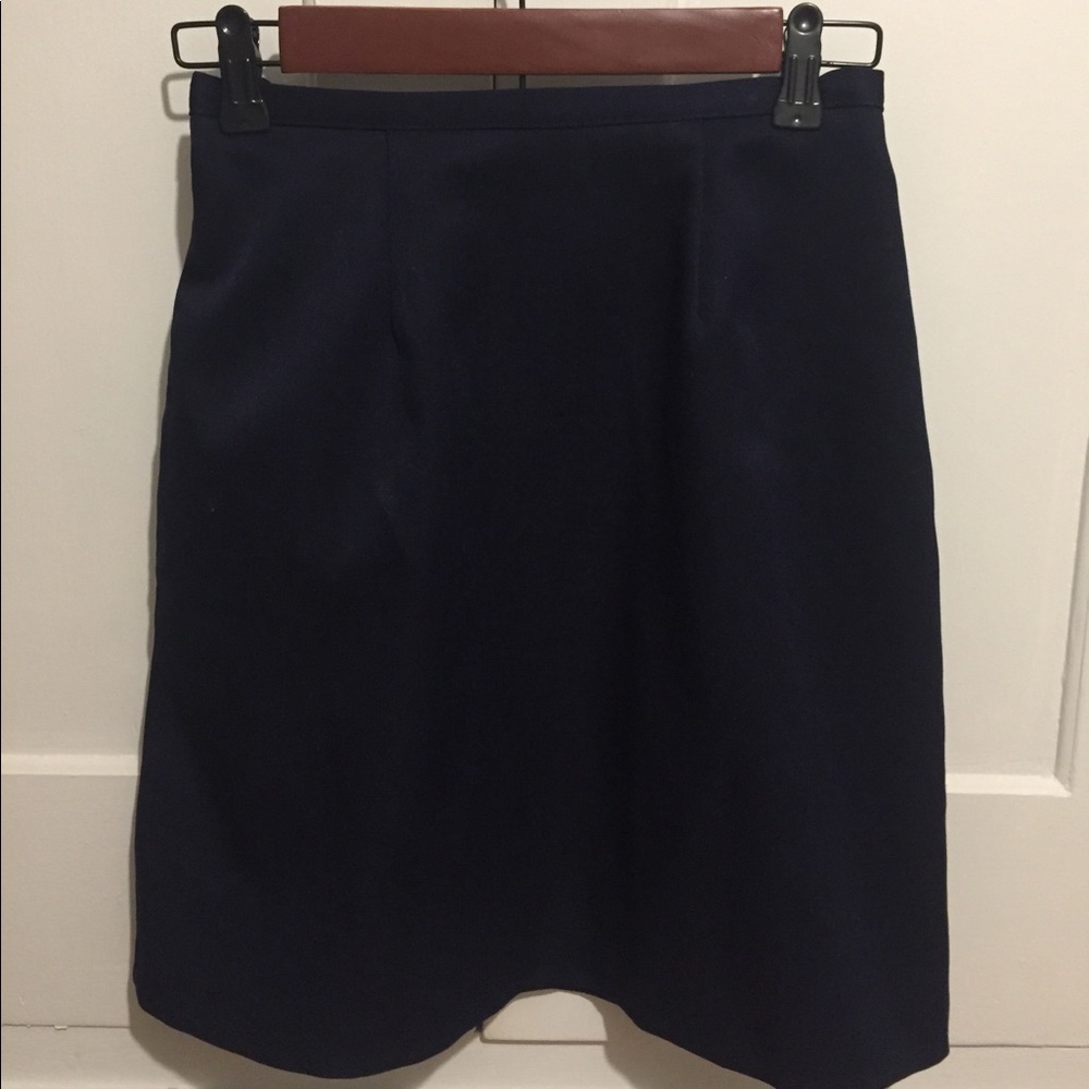 A line navy skirt S